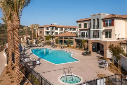 Outdoor Pool and Spa at Santianna in Carlsbad
