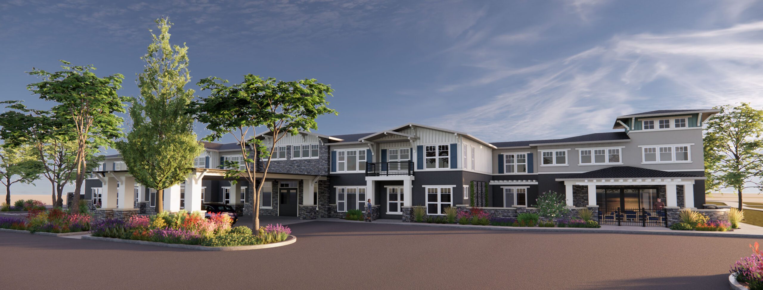 Building exterior of our new construction.